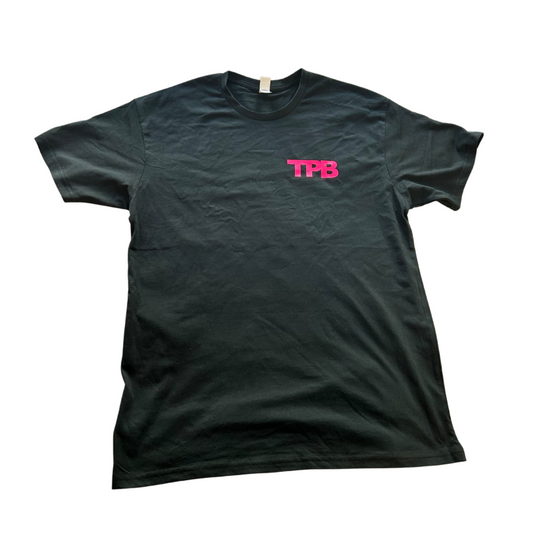 Branded black and pink Unisex T-shirt  + Free Tray Bake
