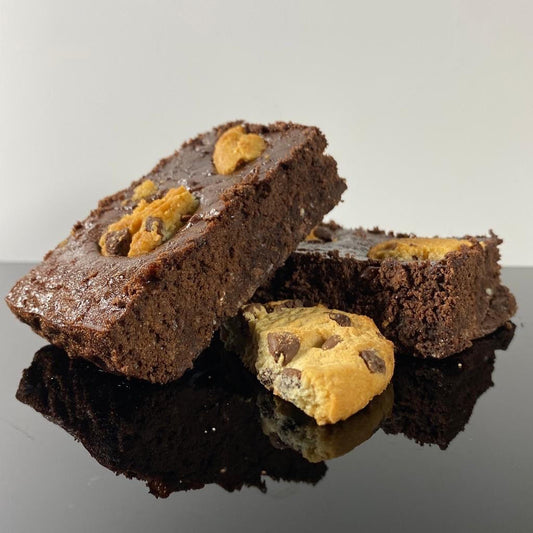 Double Chocolate Maryland Cookie Protein brownie bars